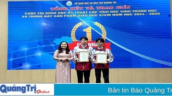 Tổng kết, trao giải Cuộc thi Khoa học kỹ thuật học sinh trung học cấp tỉnh và trưng bày sản phẩm giáo dục STEM 