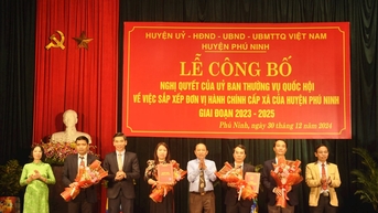 Phú Ninh có 9 xã, 1 thị trấn sau khi sắp xếp đơn vị hành chính
