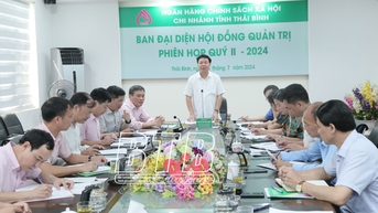 Họp Ban đại diện Hội đồng quản trị Ngân hàng CSXH tỉnh