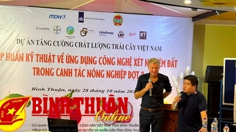 Tập huấn kỹ thuật về đọc kết quả phân tích xét nghiệm đất