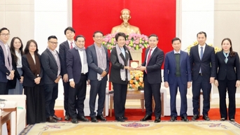 Đồng chí Chủ tịch UBND tỉnh tiếp xã giao Tập đoàn Amata