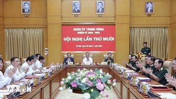 សុន្ទរកថារបស់អគ្គលេខាបក្ស Nguyen Phu Trong ទៅកាន់សន្និសីទគណៈកម្មាធិការយោធាមជ្ឈិម
