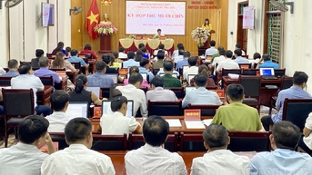 HĐND huyện Điện Biên họp kỳ 19 bầu Chủ tịch UBND huyện