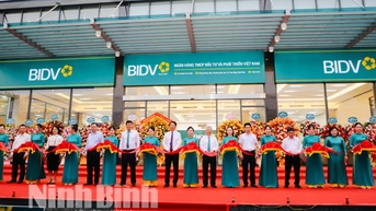 BIDV Chi nhánh Tam Điệp kỷ niệm 10 năm thành lập và khánh thành trụ sở mới