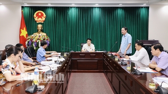 Kỳ họp thứ 22 HĐND tỉnh khóa XV Tiến hành thảo luận tại tổ