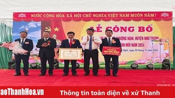 Phượng Nghi đón nhận quyết định công nhận xã đạt chuẩn nông thôn mới