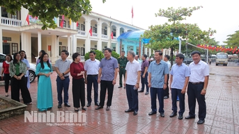 Khảo sát, đánh giá kết quả, hồ sơ các tiêu chí xã nông thôn mới nâng cao đối với 3 xã của huyện Yên Mô