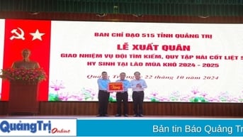 Đội 584 xuất quân làm nhiệm vụ quy tập hài cốt liệt sĩ tại Lào mùa khô 2024-2025