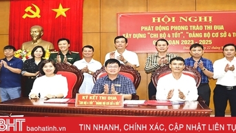 Đức Thọ phát động thi đua xây dựng “Chi bộ 4 tốt”, “Đảng bộ cơ sở 4 tốt”