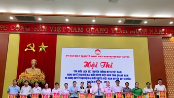 Phát động cuộc thi trực tuyến tìm hiểu nghị quyết đại hội MTTQ Việt Nam các cấp