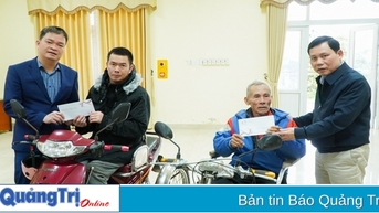 Quỹ Thiện Tâm và Báo Quảng Trị trao 229 suất quà Tết tại huyện Vĩnh Linh