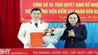 Nghi Xuân có tân Viện trưởng Viện Kiểm sát nhân dân huyện