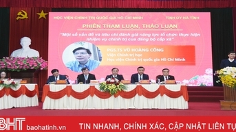 “Hiến kế” nâng cao năng lực thực hiện nhiệm vụ chính trị của đảng bộ cấp xã