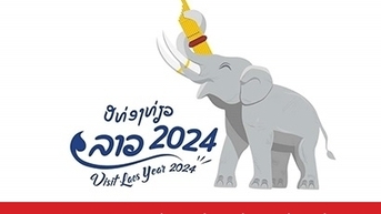 Voi thổi khèn là biểu tượng của Năm Du lịch Lào 2024