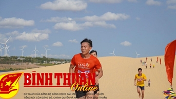 Khởi tranh ﻿﻿giải “Bơi, chạy, trượt đồi cát” Bắc Bình