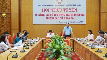 Hỗ trợ đồng bào bị thiệt hại do bão số 3 kịp thời, công khai, minh bạch, trực tiếp đến người thụ hưởng
