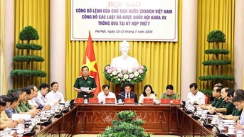 Công bố Lệnh của Chủ tịch nước về 6 luật vừa được Quốc hội thông qua