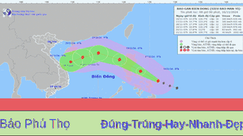 Bão Man-yi mạnh lên trở thành siêu bão, sức gió giật trên cấp 17