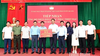 Tỉnh Đồng Nai hỗ trợ tỉnh Tuyên Quang 4 tỷ đồng khắc phục hậu quả mưa lũ
