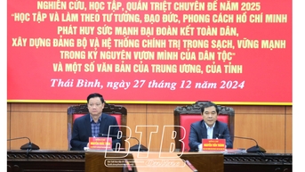 Nghiên cứu, học tập, quán triệt chuyên đề năm 2025: Học tập và làm theo tư tưởng, đạo đức, phong cách Hồ Chí Minh, phát huy sức mạnh đại đoàn kết toàn dân, xây dựng Đảng bộ và hệ thống chính trị trong sạch, vững mạnh trong kỷ nguyên vươn mình của dân tộc