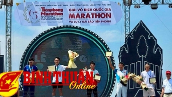 Bình Thuận thêm 2 huy chương đồng Giải vô địch Marathon Báo Tiền Phong