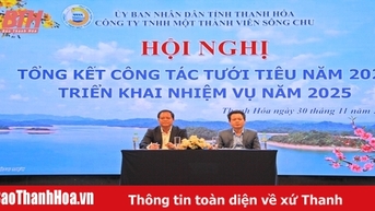 Công ty TNHH MTV Sông Chu tổng kết công tác tưới tiêu năm 2024 và triển khai nhiệm vụ năm 2025