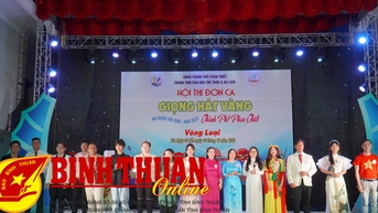 Khai mạc cuộc thi đơn ca “Giọng hát vàng” Phan Thiết