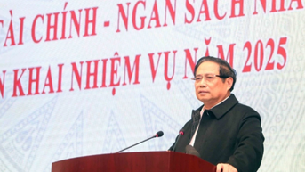 Thủ tướng Chính phủ Phạm Minh Chính dự Hội nghị triển khai nhiệm vụ ngành Tài chính năm 2025