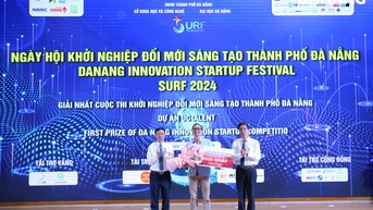 គម្រោង UC Talent បានឈ្នះរង្វាន់ទី 1 ក្នុងកម្មវិធី SURF 2024 Innovation and Startup Competition