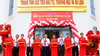 Lễ ra mắt Trung tâm Xúc tiến Đầu tư, Thương mại và Du lịch tỉnh Ninh Thuận