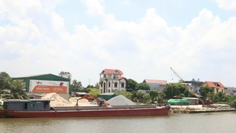 31 bến bãi trên hệ thống Bắc Hưng Hải nằm ngoài quy hoạch
