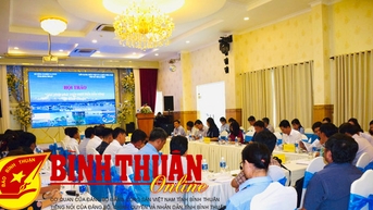 សិក្ខាសាលា “ដំណោះស្រាយសម្រាប់ការអភិវឌ្ឍន៍វារីវប្បកម្មសមុទ្រប្រកបដោយនិរន្តរភាពនៅ Binh Thuan”