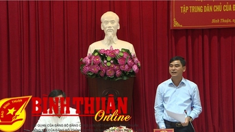 Tọa đàm thực thi nguyên tắc tập trung dân chủ của Đảng ở Bình Thuận