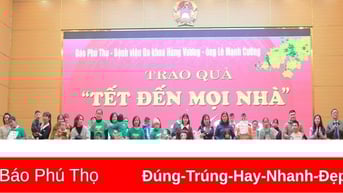 Trao quà Tết đến mọi nhà cho trẻ bại não