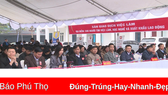 Khai mạc Sàn giao dịch việc làm tại huyện Tân Sơn