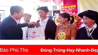 Trưởng Ban Tổ chức Tỉnh ủy dự Ngày hội Đại đoàn kết tại huyện Thanh Sơn