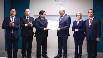 សង្ឃឹមថា WEF គាំទ្រវៀតណាមក្នុងការទាក់ទាញការវិនិយោគគុណភាពខ្ពស់ក្នុងវិស័យអាទិភាព