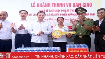 Hà Tĩnh khánh thành 600 ngôi nhà từ nguồn kêu gọi hỗ trợ của Bộ Công an