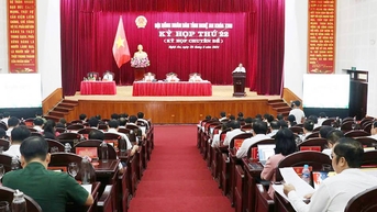 Kỳ họp thứ 22, HĐND tỉnh Nghệ An thông qua 15 nghị quyết