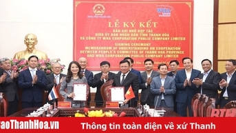 Tập đoàn WHA ký cam kết nghiên cứu đầu tư thêm các khu công nghiệp và Khu dịch vụ logistics tại Thanh Hóa