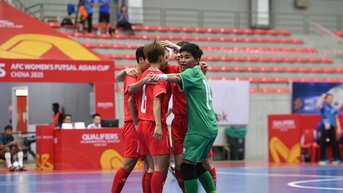 Thi đấu kiên cường, đội tuyển futsal nữ Việt Nam thẳng tiến vào VCK châu Á