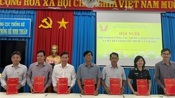 Khối thi đua các cơ quan trung ương tỉnh ký kết giao ước thi đua năm 2024