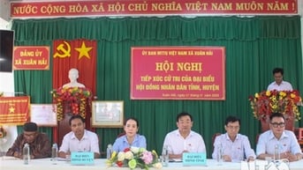 Đại biểu HĐND tỉnh tiếp xúc cử tri xã Xuân Hải