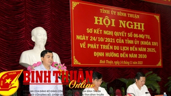 Hội nghị sơ kết Nghị quyết số 06 của Tỉnh ủy (khóa XIV) về phát triển du lịch đến năm 2025, định hướng đến năm 2030