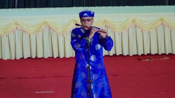 độc tấu sáo, cụ ông, liên hoan ca múa nhạc, huyện Thanh Hà