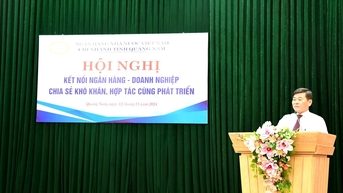 Quảng Nam kết nối ngân hàng với doanh nghiệp