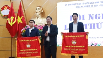 Năm 2024, Mặt trận tỉnh hoàn thành xuất sắc chương trình công tác đề ra