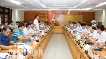 Đoàn công tác tỉnh Ninh Bình khảo sát, tìm hiểu, trao đổi về triển khai thực hiện phát triển nhà ở xã hội tại tỉnh Hà Tĩnh