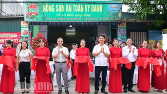 Khai trương Cửa hàng nông sản an toàn tại huyện Yên Mô