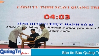 Hội thi an toàn, vệ sinh lao động ngành dệt may Quảng Trị năm 2024